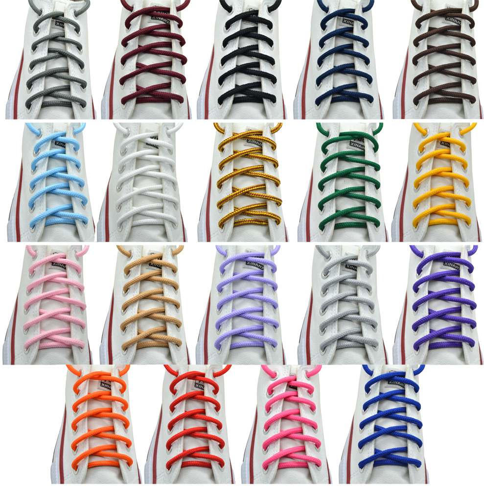 Round Shoelace 27″,36″,45″,54″,63″ 19 Color Sneakers Shoelaces