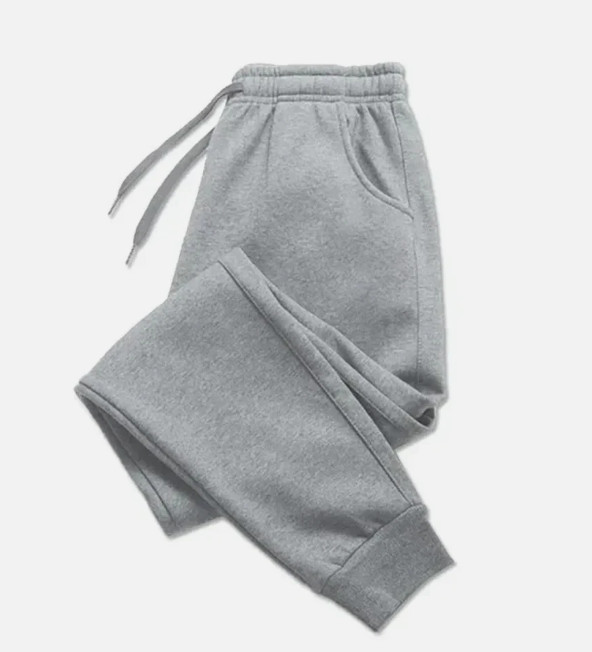 Men’s Casual Pants Autumn Winter Fleece Sweatpants Men Running Jogger Sports