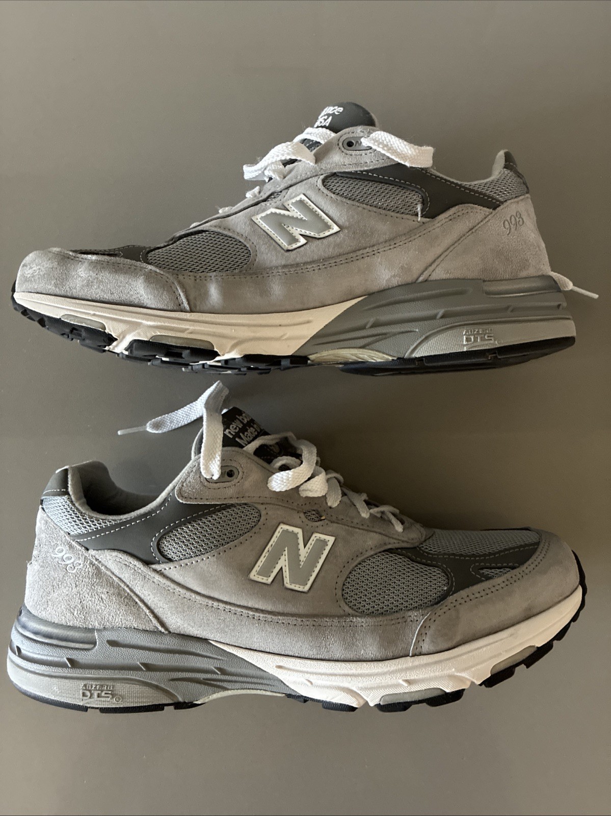 Size 13 – New Balance 993 Gray White