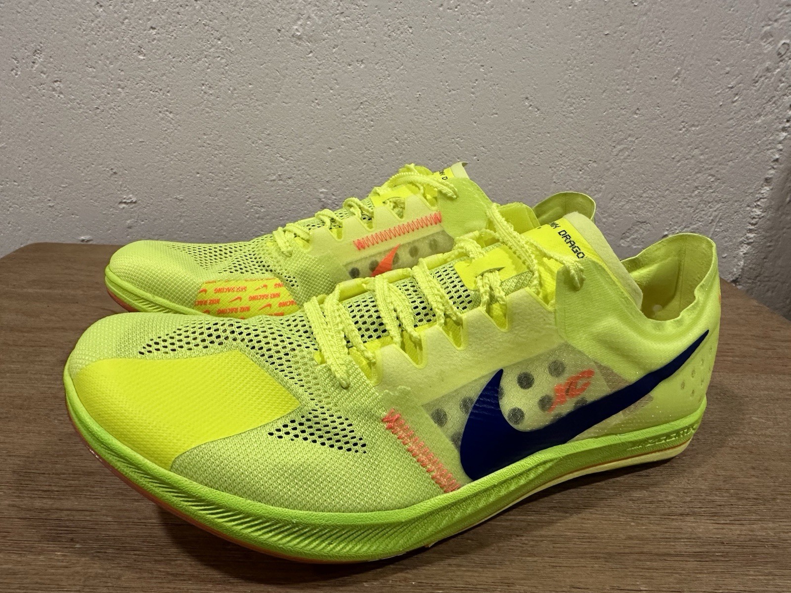 Nike ZoomX Dragonfly XC Cross-Country Spikes Mens 9.5 Yellow DX7992-701 New