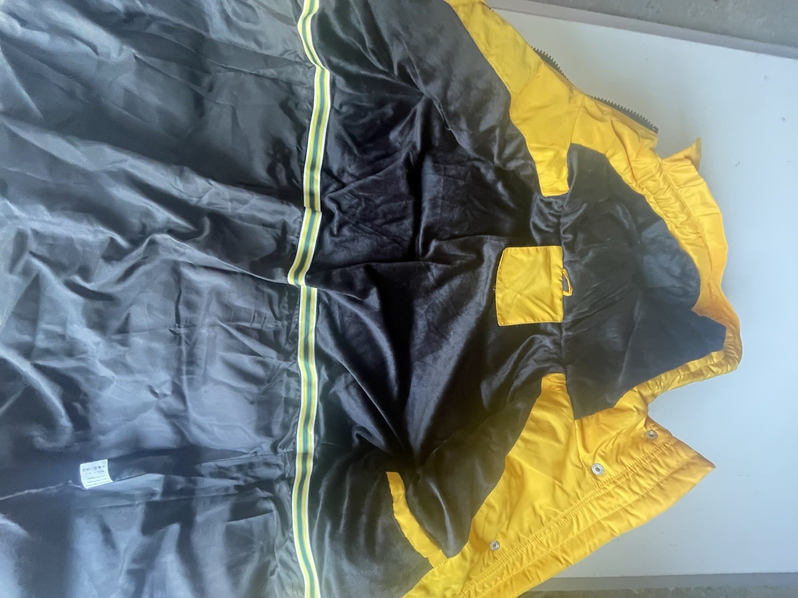 Northern Expedition Classic Model Yellow Parka Jacket Men’s Medium Hooded Coat