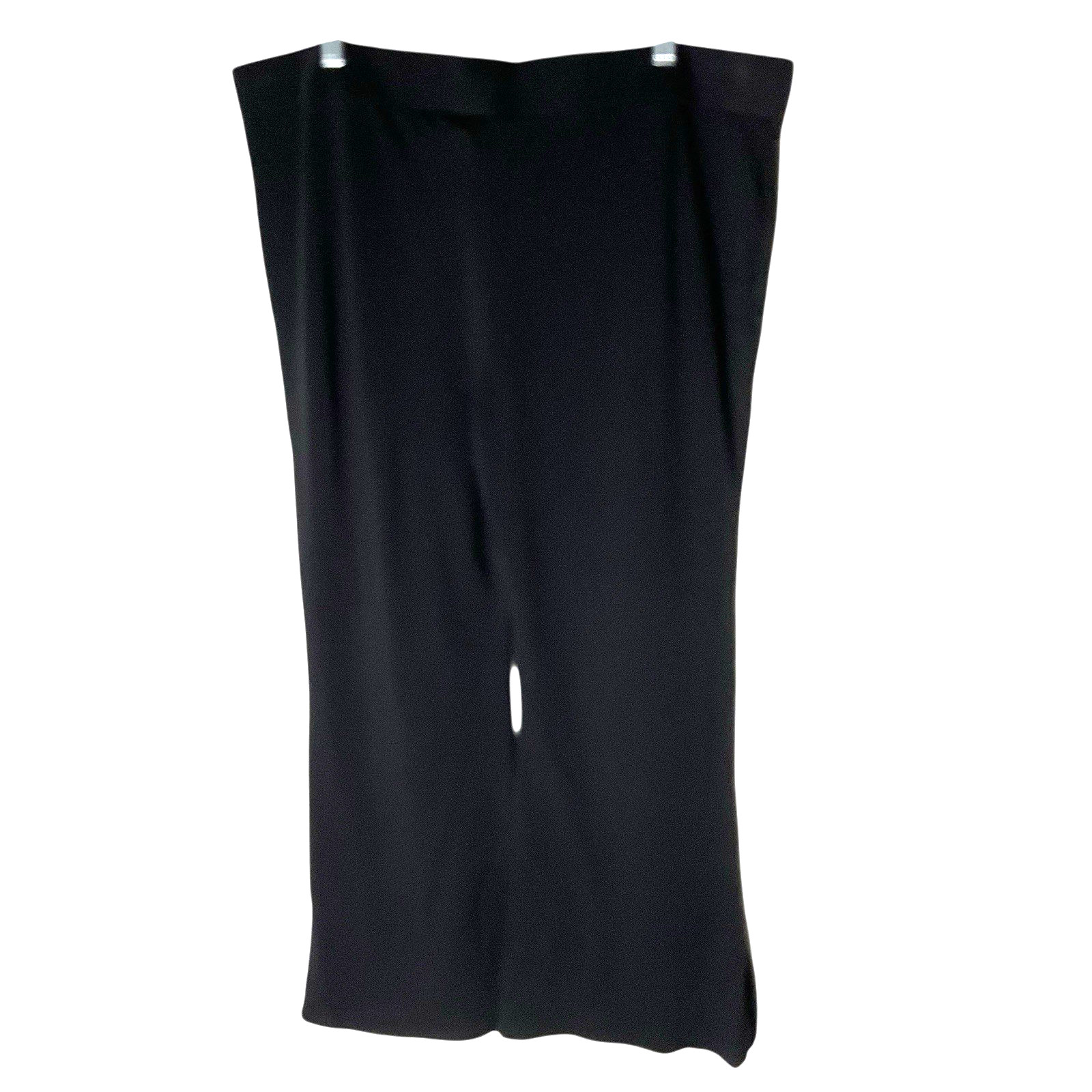 LOGO by Lori Goldstein Rayon made from Bamboo Blend Pants A629457 Black Size XL