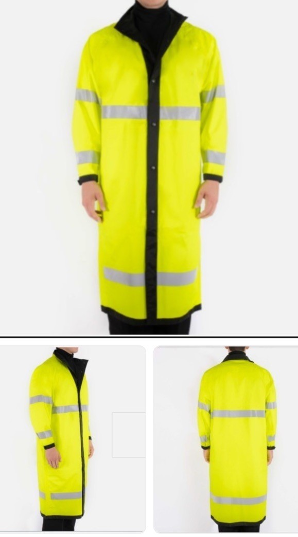 NWT Blauer Defender 733 Reversible Raincoat Hi-Vis Mens Medium