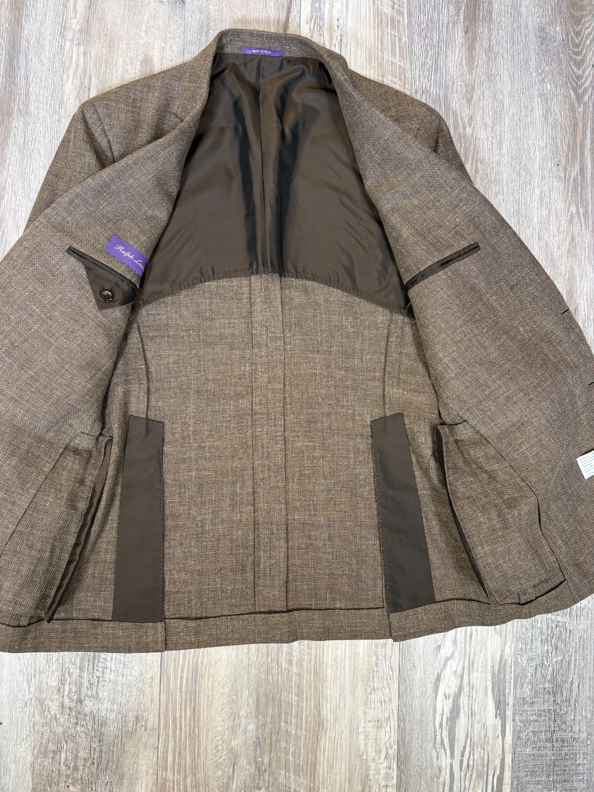 Ralph Lauren Purple Label Linen Wool Nigel Blazer Size 40 L