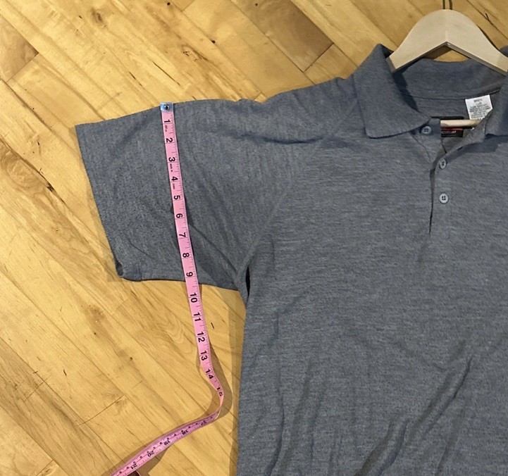 Bulwark FR SMP8CY6 Flame Resistant Gray Polo Shirt L Modacrylic Lyocell Aramid