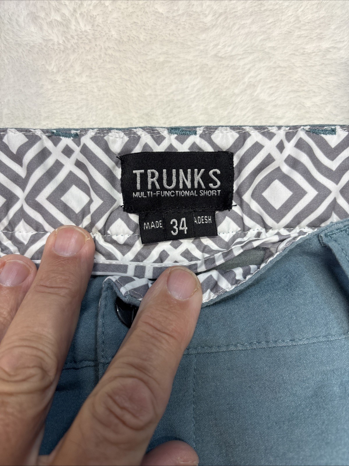 Trunks Multi-functional shorts men’s Size 34 green