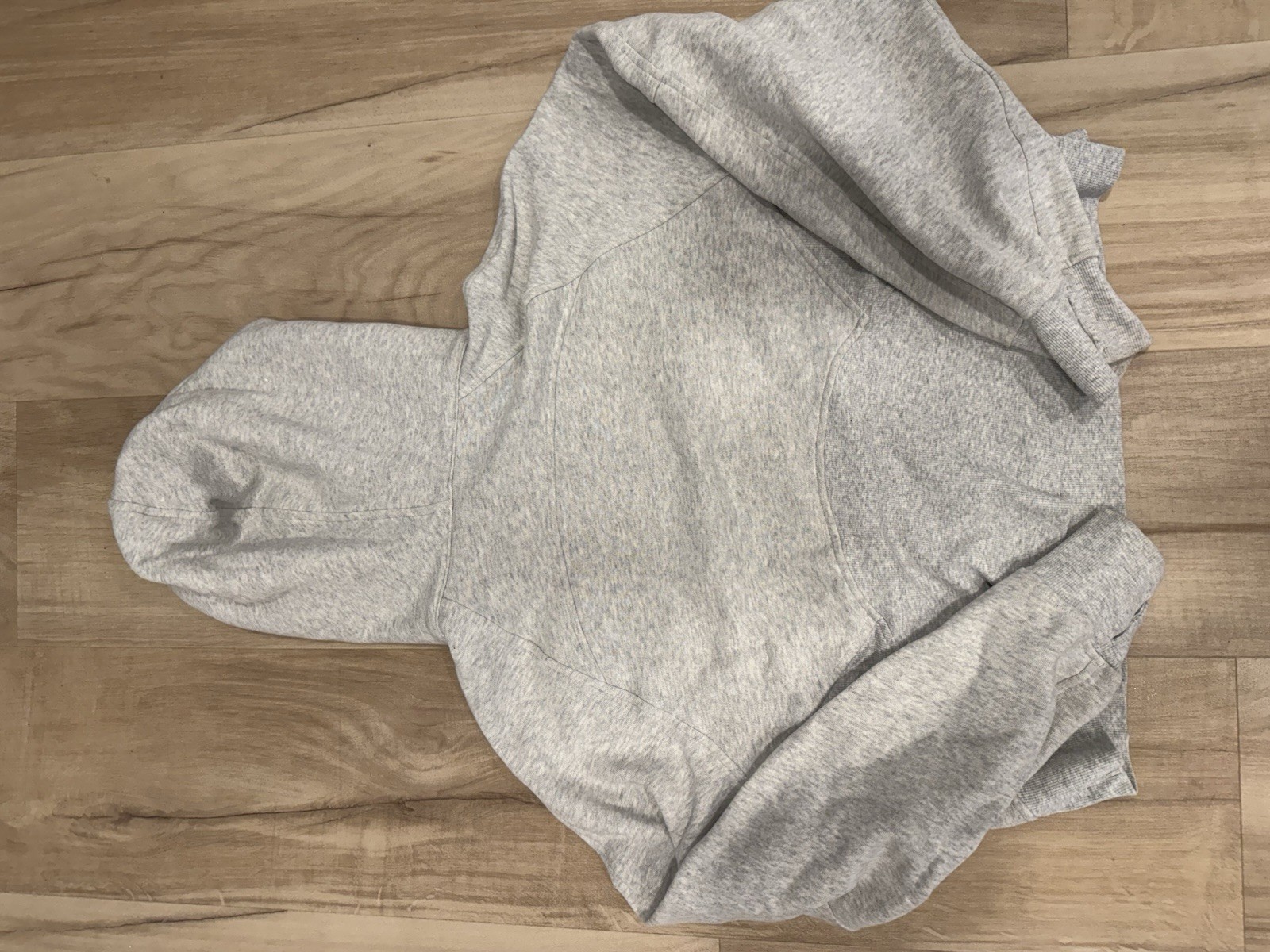 Lululemon Scuba Gray 1/2 Zip Pullover Hoodie Fleece Women’s Size M/L