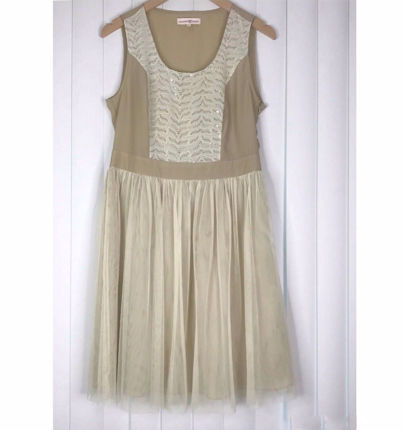 Altar’d State Sequins Tulle Fancy Dress Whimsy FairyCore SZ L Dance Party Dance