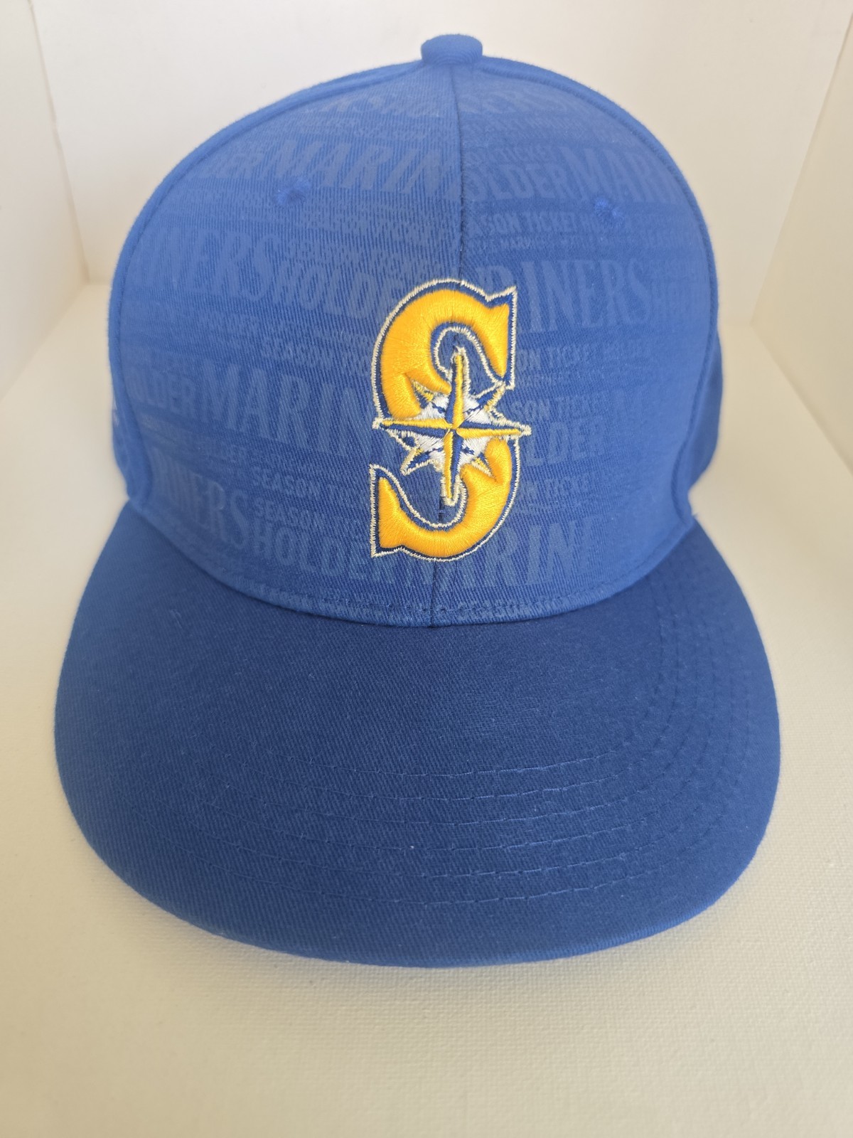 Seattle Mariners 40th Anniversary Patch Blue Hat Cap Snapback Melonwear