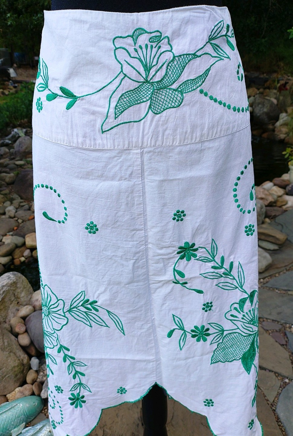 Vintage Rampage Clothing Company Embroidery Skirt Floral Pattern Women’s Sz 11