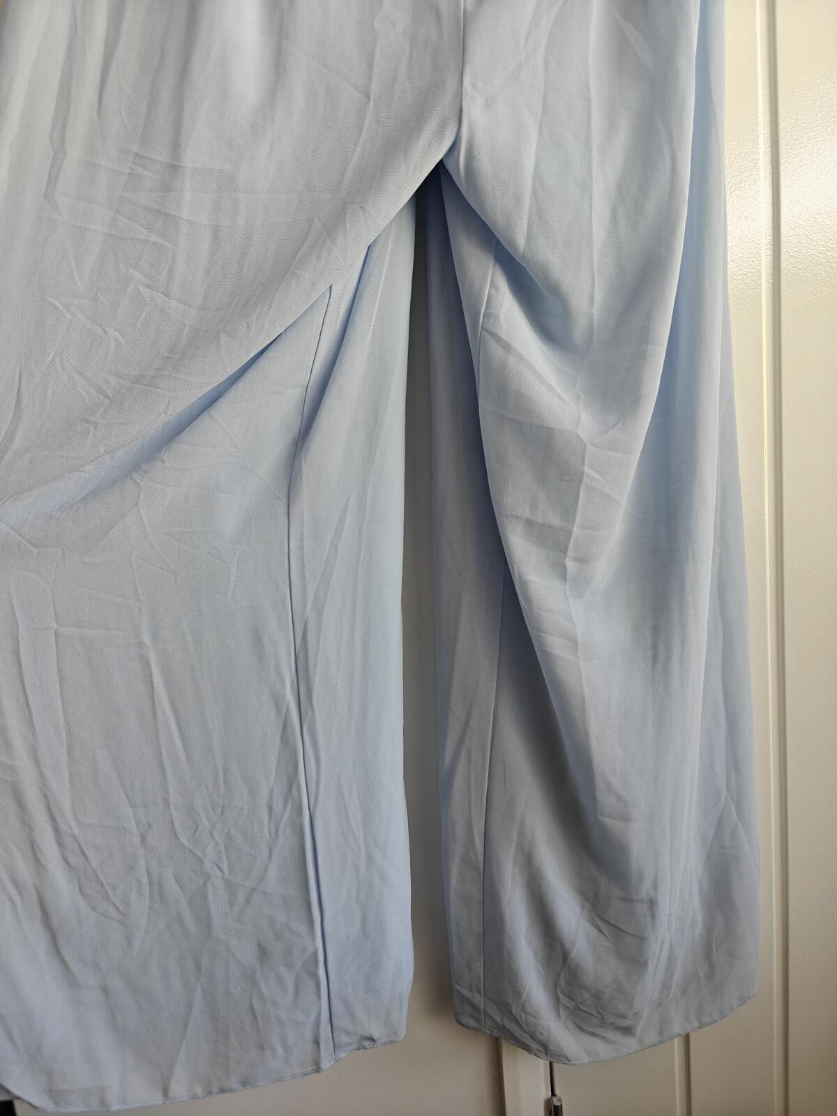 Quiz Light Blue Draped Jumpsuit size 18 – Prom Occasions Evening
