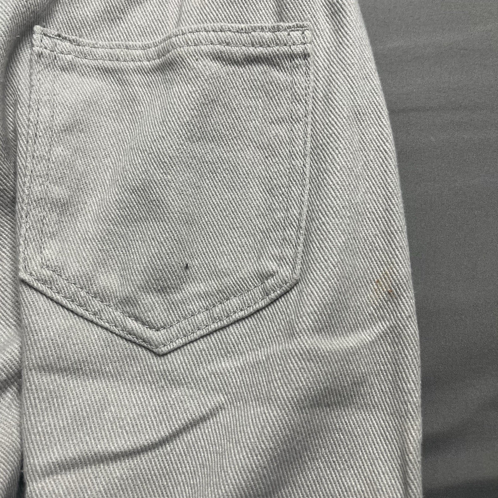 SHEIN Petite Women’s Cargo Jeans Size S Light Gray Wide Leg Utility Pants