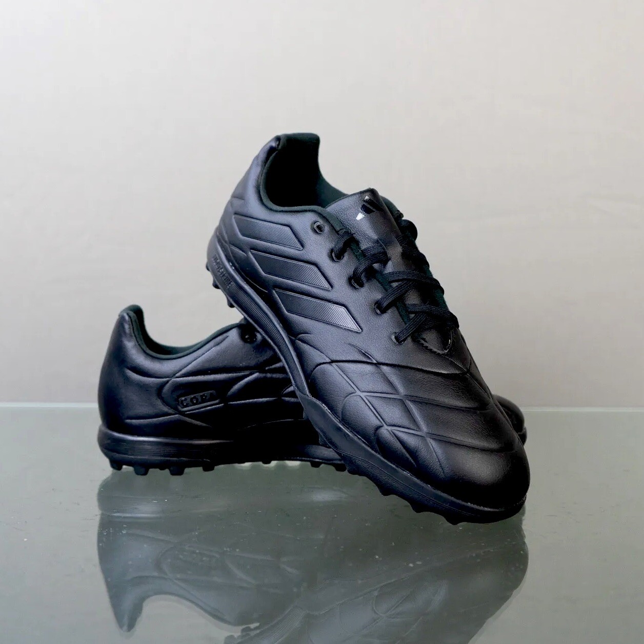Adidas Copa Pure 3 Turf Men’s Soccer Cleats Black Leather Shoe #321