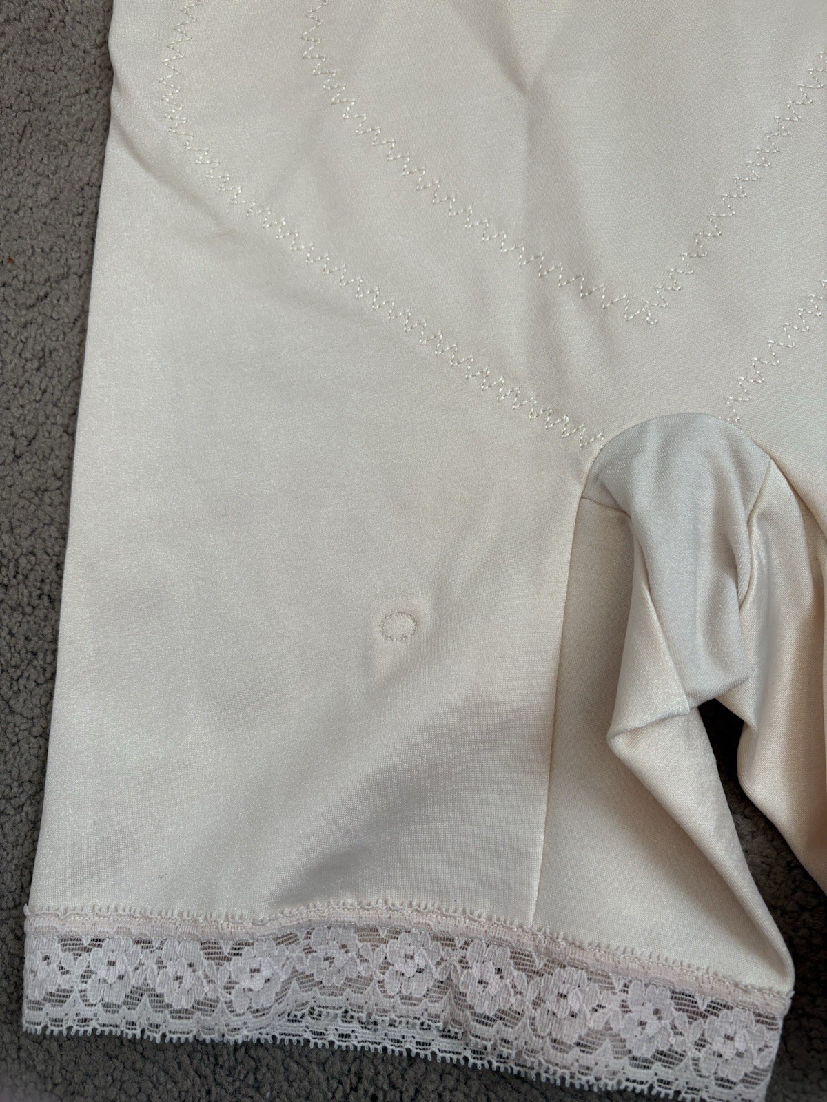 Flexees Firm Control Comfort Plus Panty W/ Garter Loops Lace Trim Sz 1X 3631 NEW