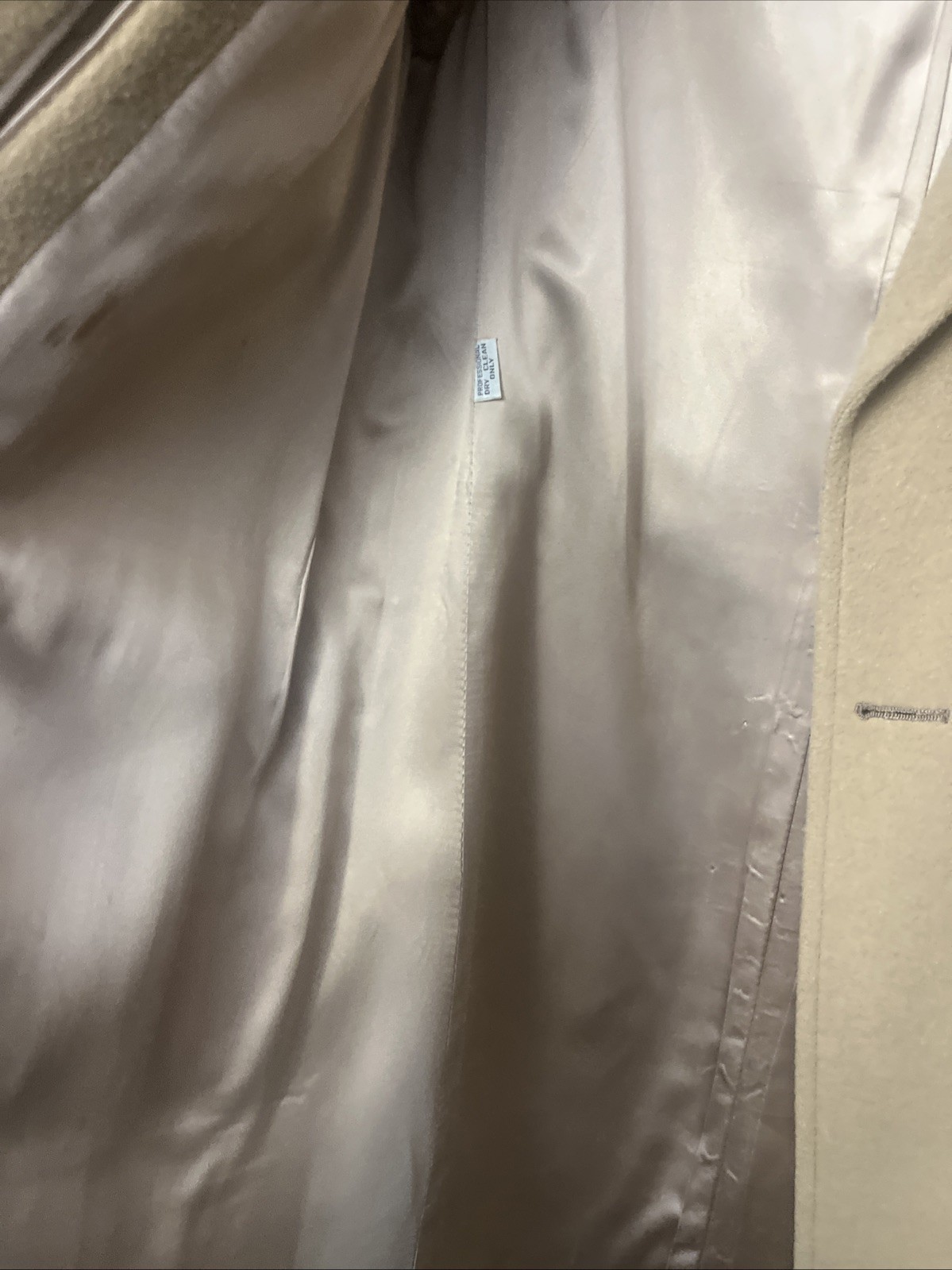 VINTAGE BROOKS BROTHERS MEN’S CAMELS HAIR DOUBLE BREASTED COAT