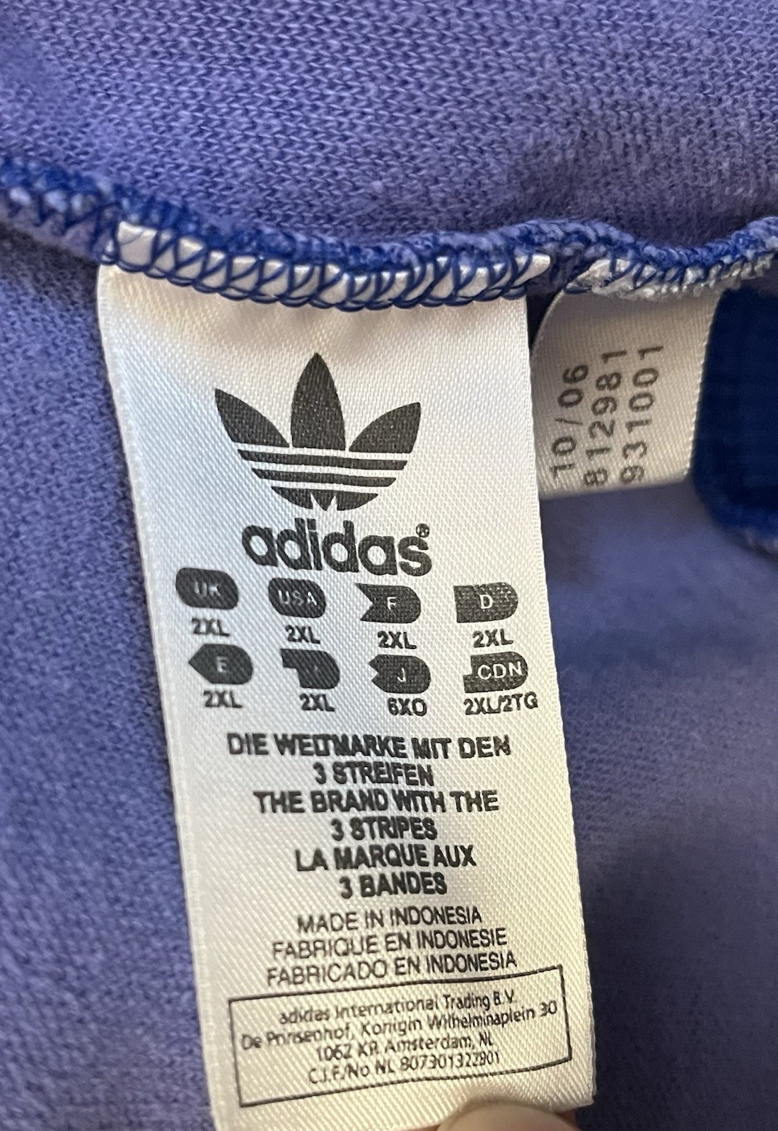 Adidas Originals Dominican Republic Jacket XXL soccer football flag Rare Read