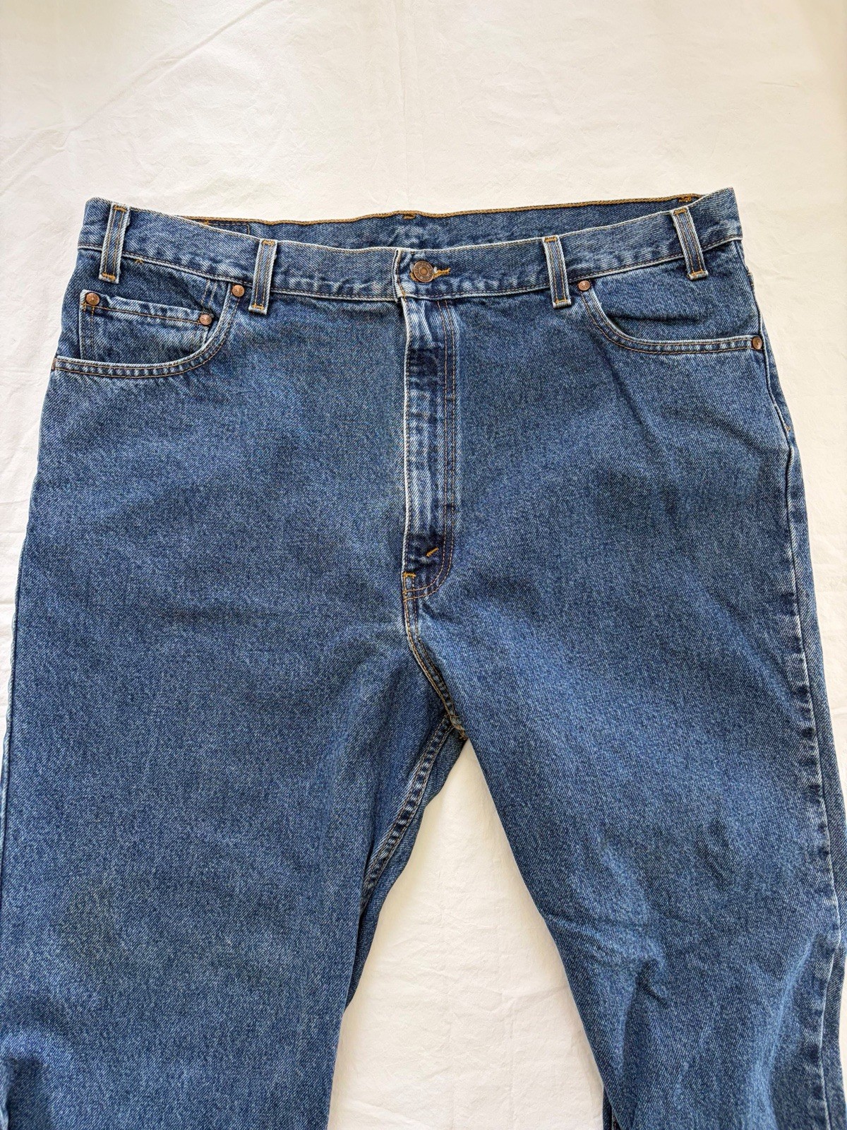 Vintage 90’s Levi’s 540 Men’s 42×30 Relaxed Fit Denim Jeans Brown Tab