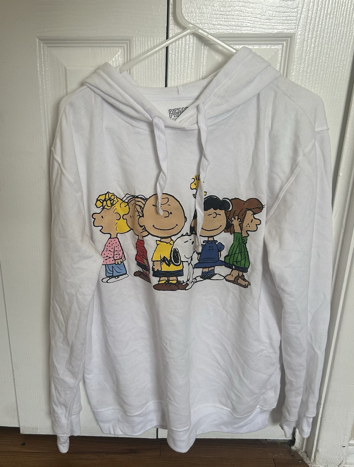 Peanuts white sweatshirt Large