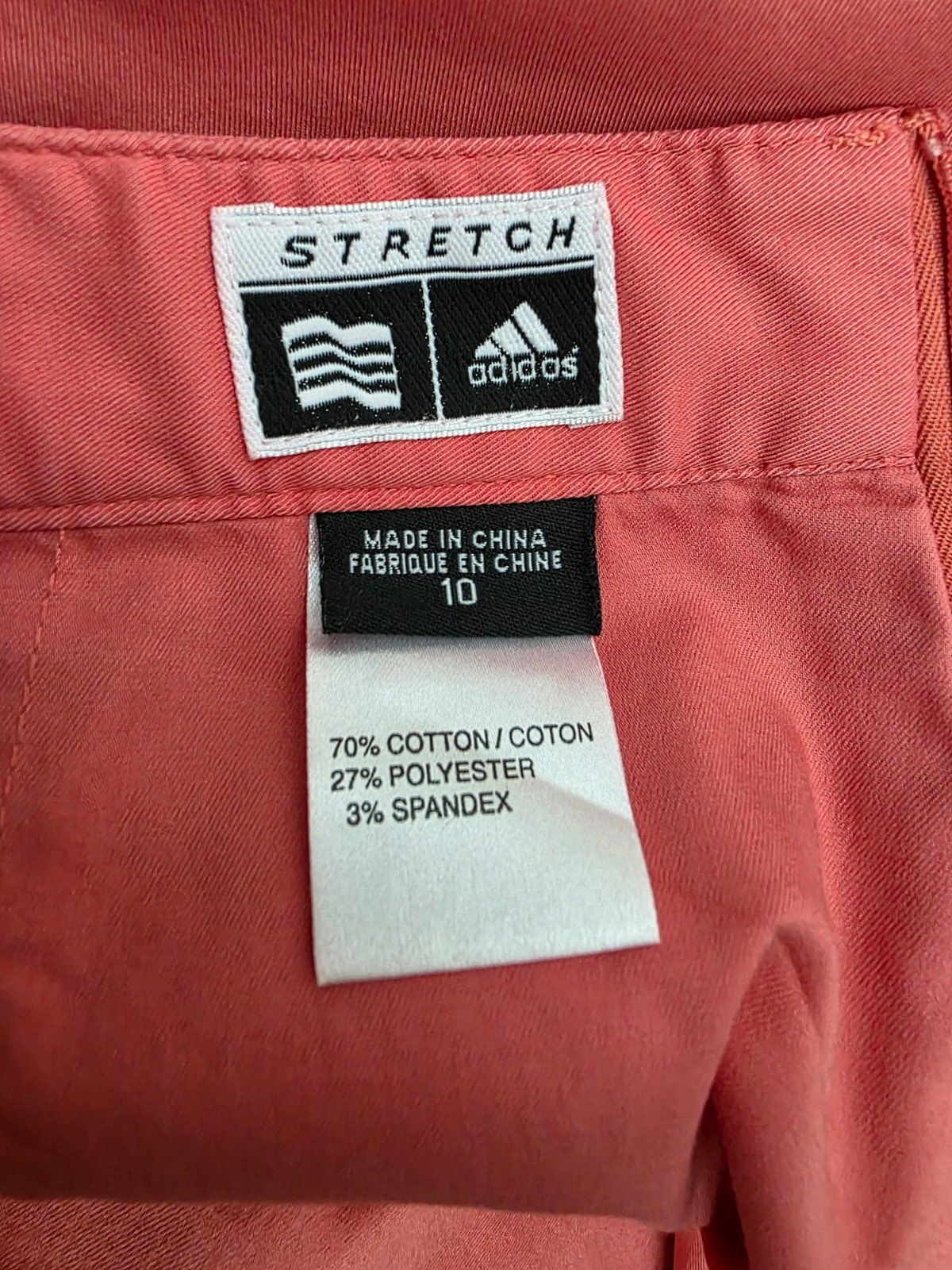 Adidas Stretch Skort Pockets Athleisure Tennis Resort Wear Beachy Cruise Size 10