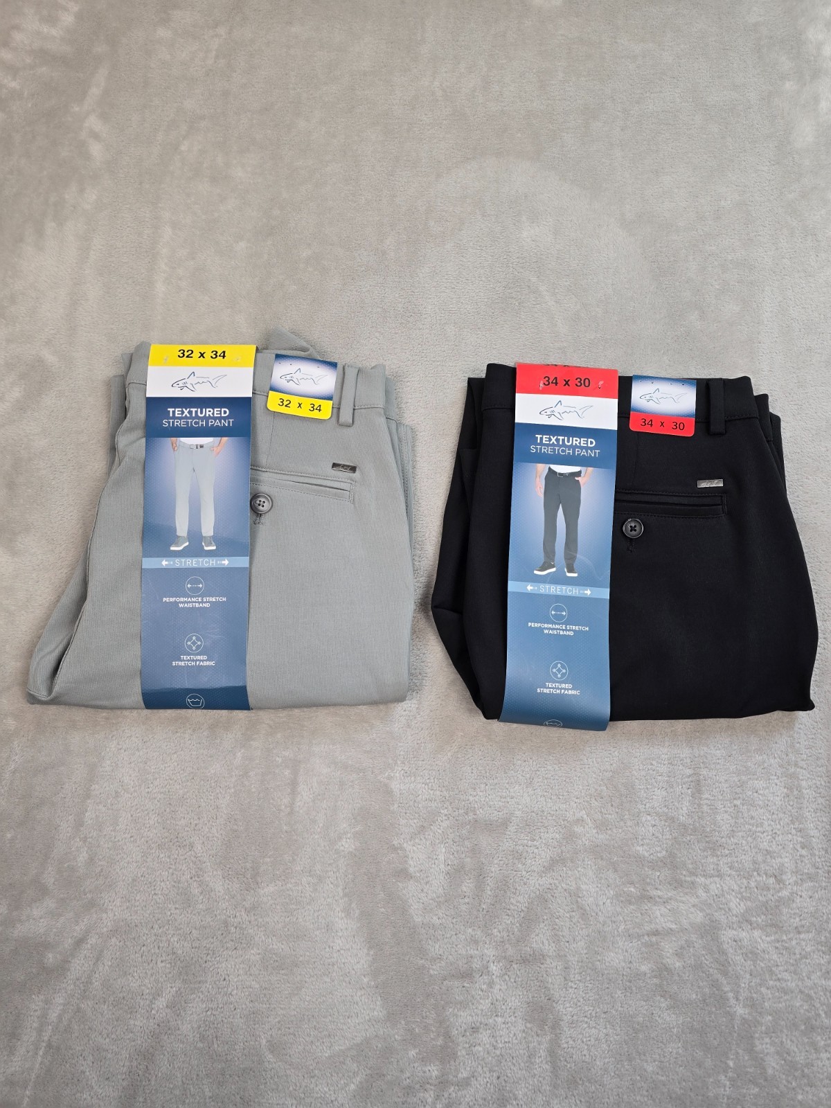 Greg Norman Textured Stretch Pants Performance Chino Golf Pick Size Color