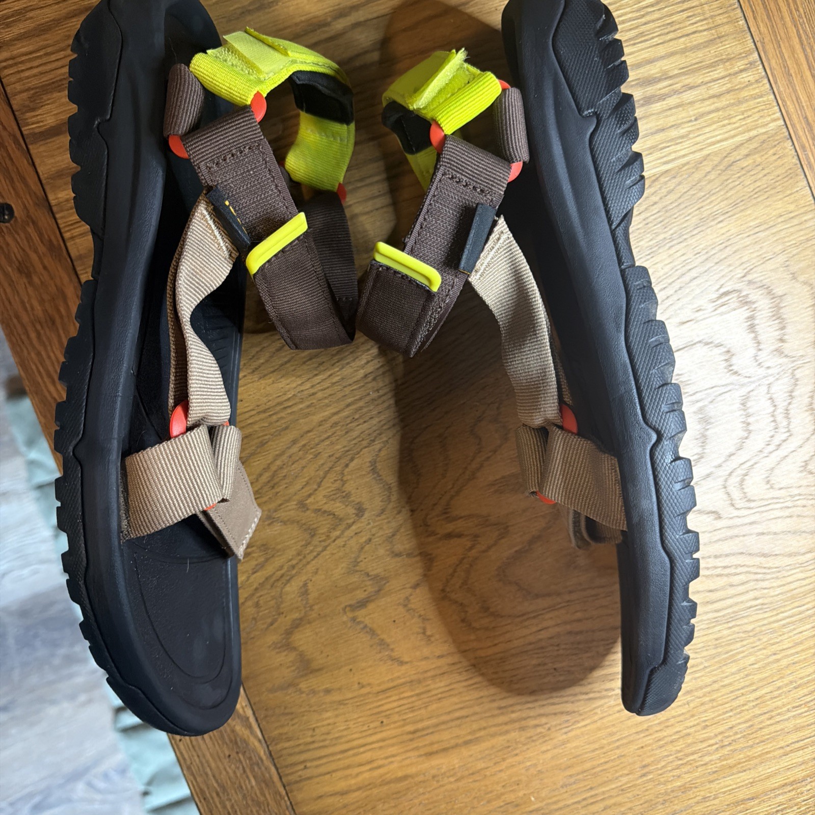 TEVA HURRICANE XLT2 BROWN BLACK MULTI STRAP SPORT TRAIL SANDALS SIZE 11 Mens