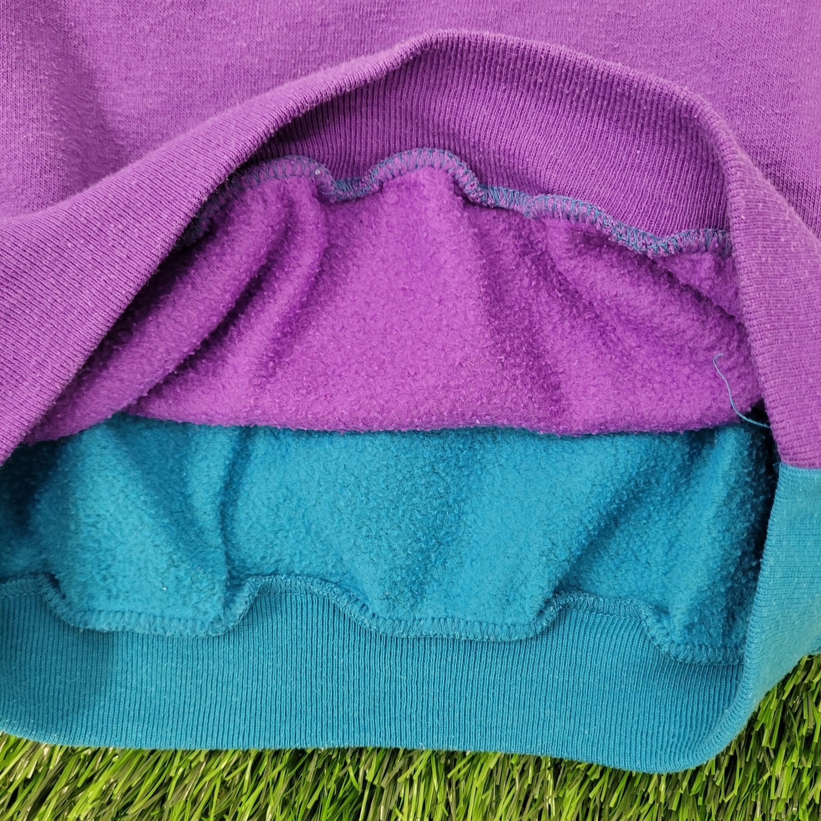 Vintage 90s MOD Hang-Ten Sweater Womens Large 20×22 Blue
