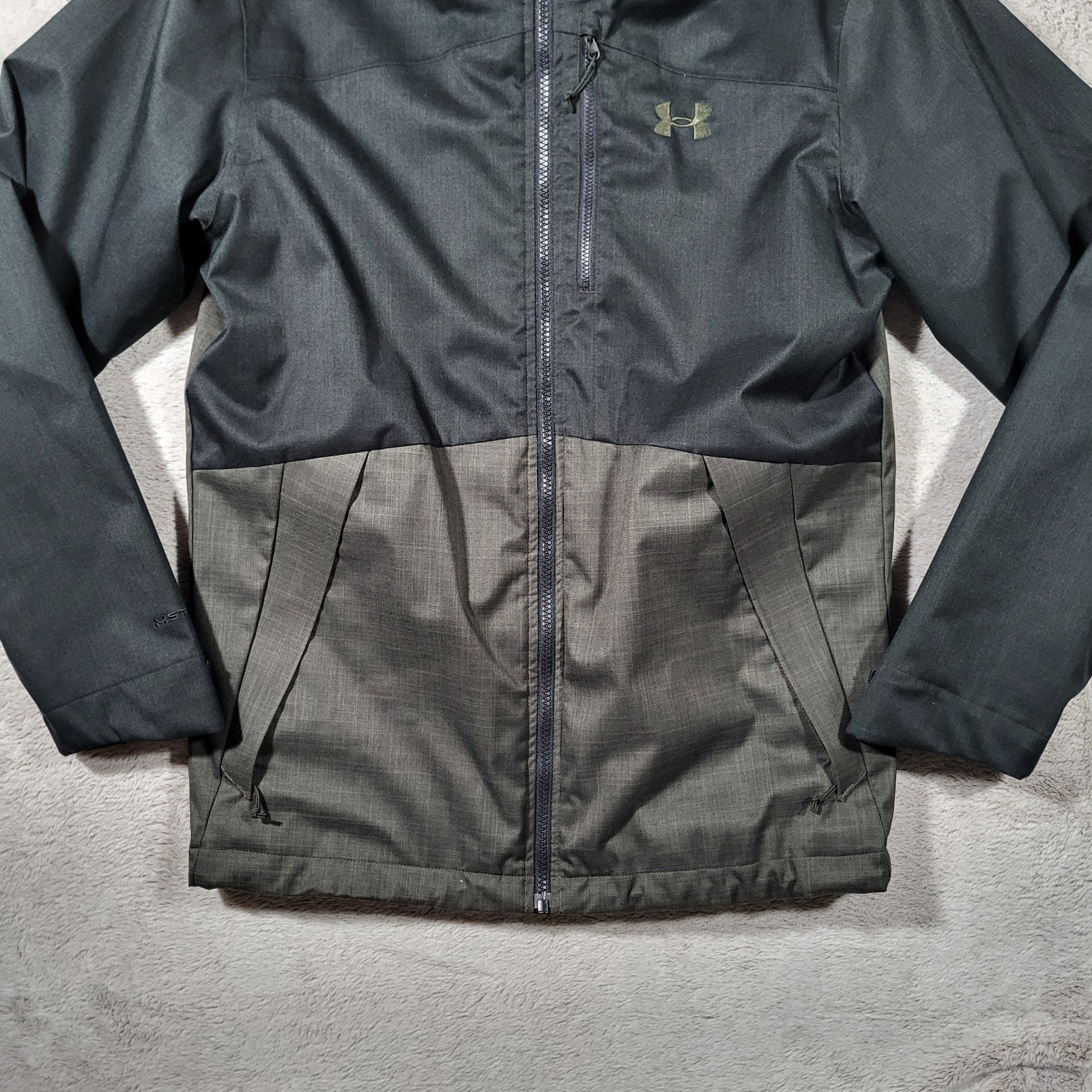Under Armour Porter 3-in-1 Jacket Mens S Green Outdoor Fleece Lined Soft Shell