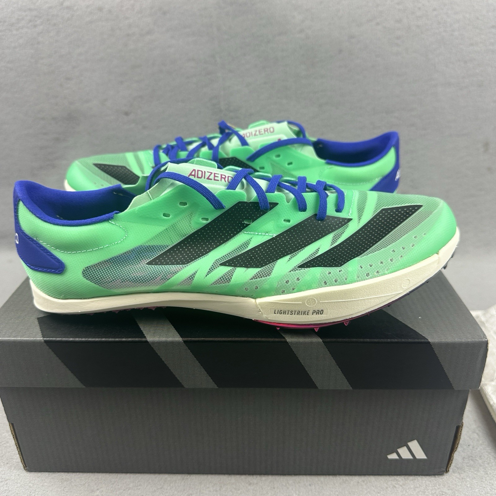 Adidas Adizero Ambition Distance Spikes Cleats Mens 7 Womens 8 GV9068 New in Box