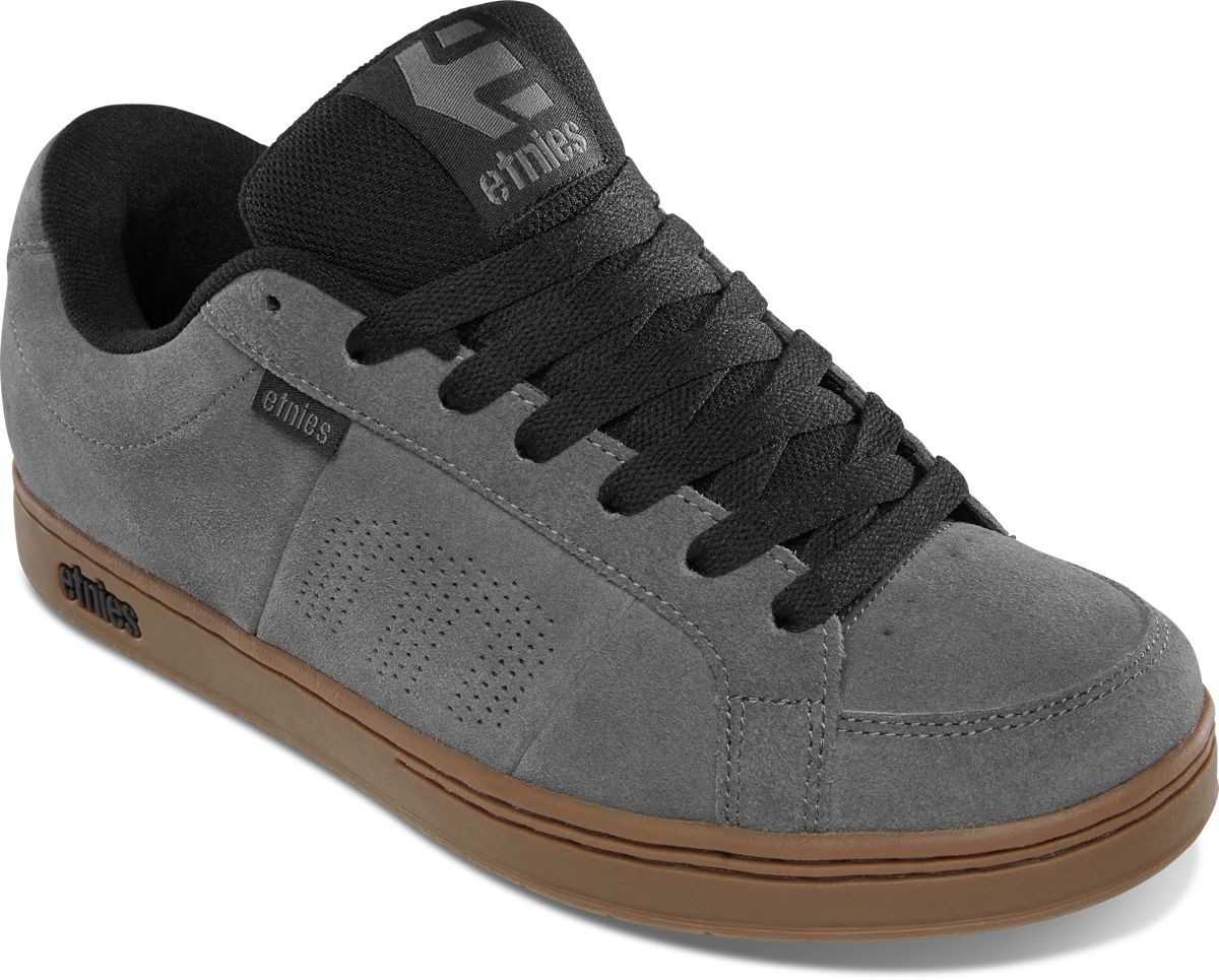 Etnies Kingpin Men’s Skate Shoes, Grey/Black/Gum, M10
