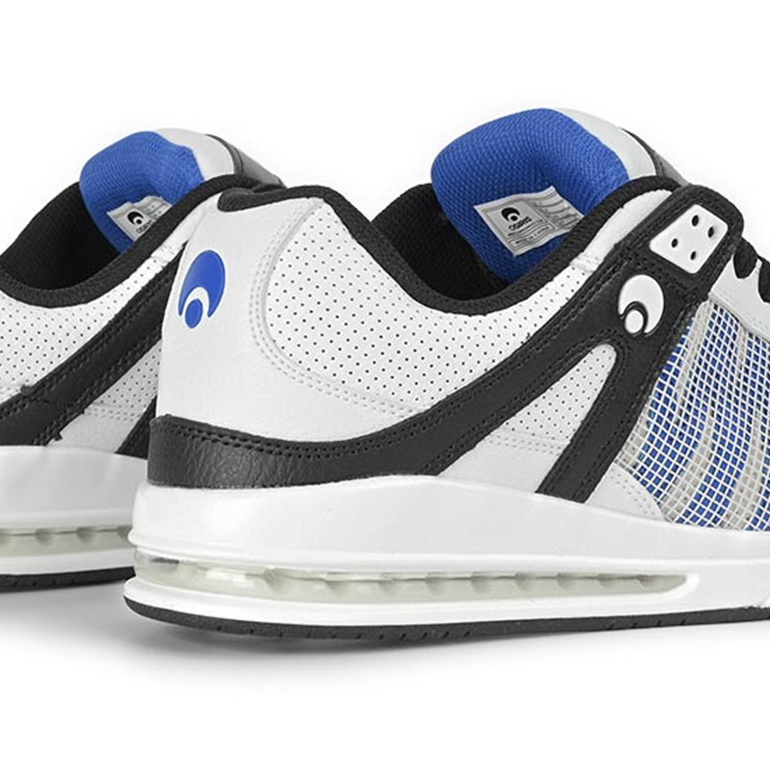 Osiris Pixel Skate Shoes – White/Black/Blue
