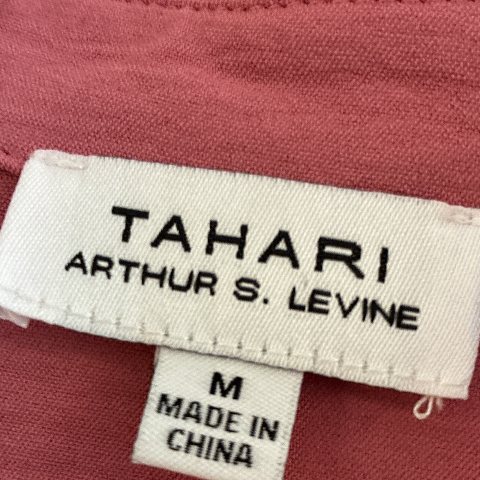 Tahari Arthur S. Levine Collared Rose Solid Shirt Dress M