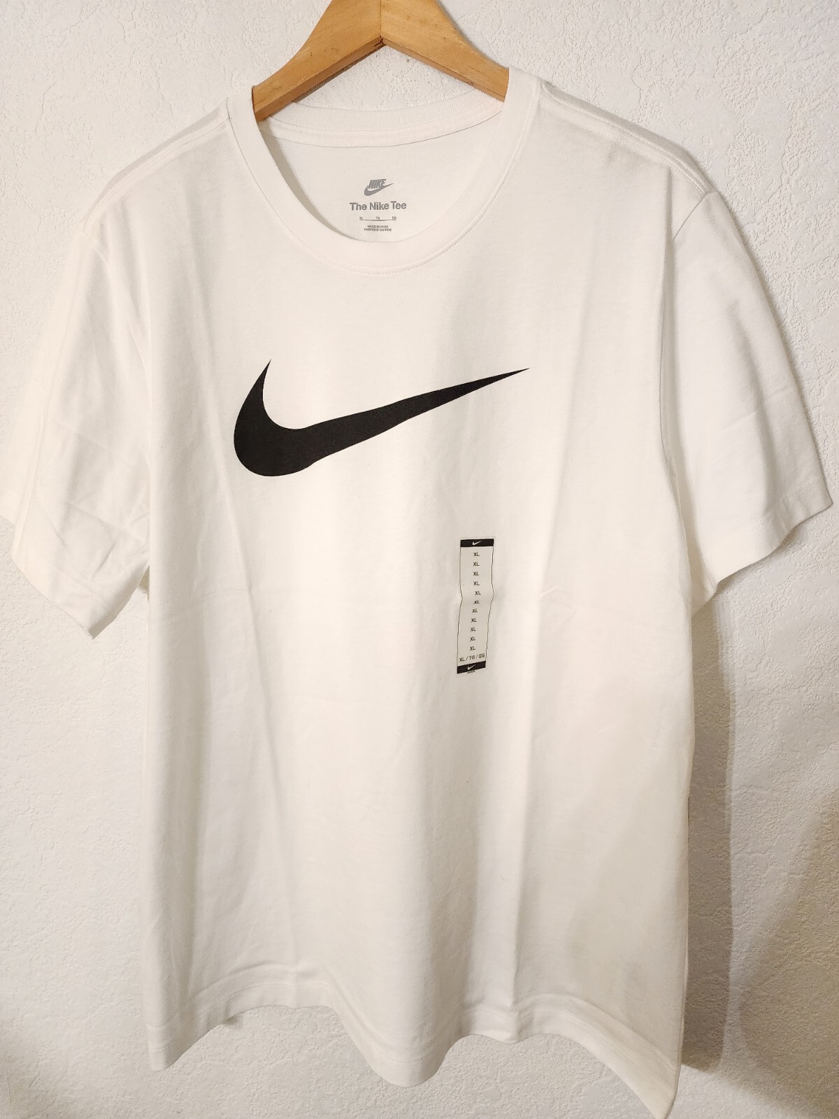 Nike Sportswear Icon Swoosh Size XL Men’s TShirt Cotton DC5094-100 Nwt