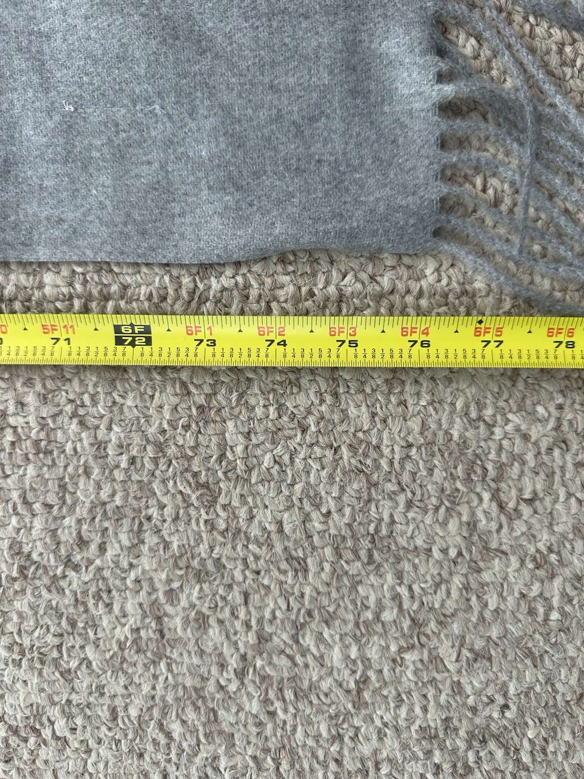 Halara Women’s Scarf Gray 26 Inches Wide 78 Inches Long