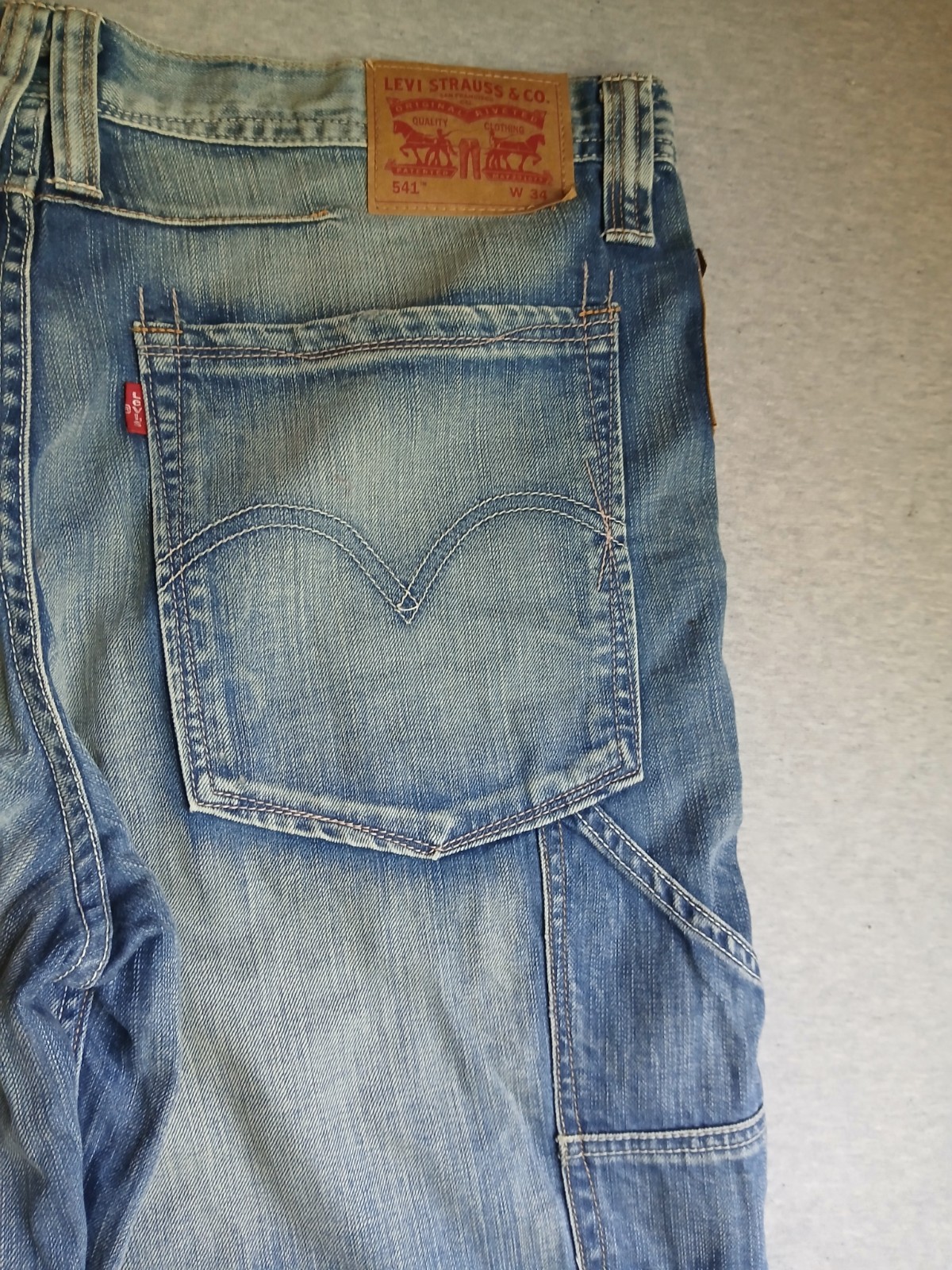 Levis Carpenter Shorts 34 541 Skater Jorts Hammer Loop Baggy Grunge Y2k