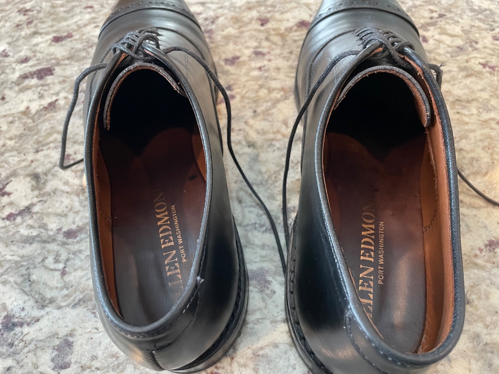 Allen Edmonds Fifth Avenue Black Cap-Toe Oxford Leather Dress Shoe Men’s 10 D