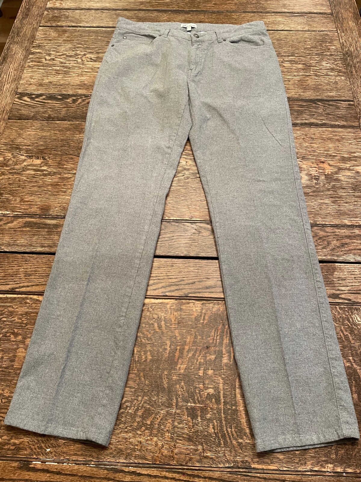 PETER MILLAR men’s 34×32 gray 5-pocket 98% cotton 2% elastane golf casual pants