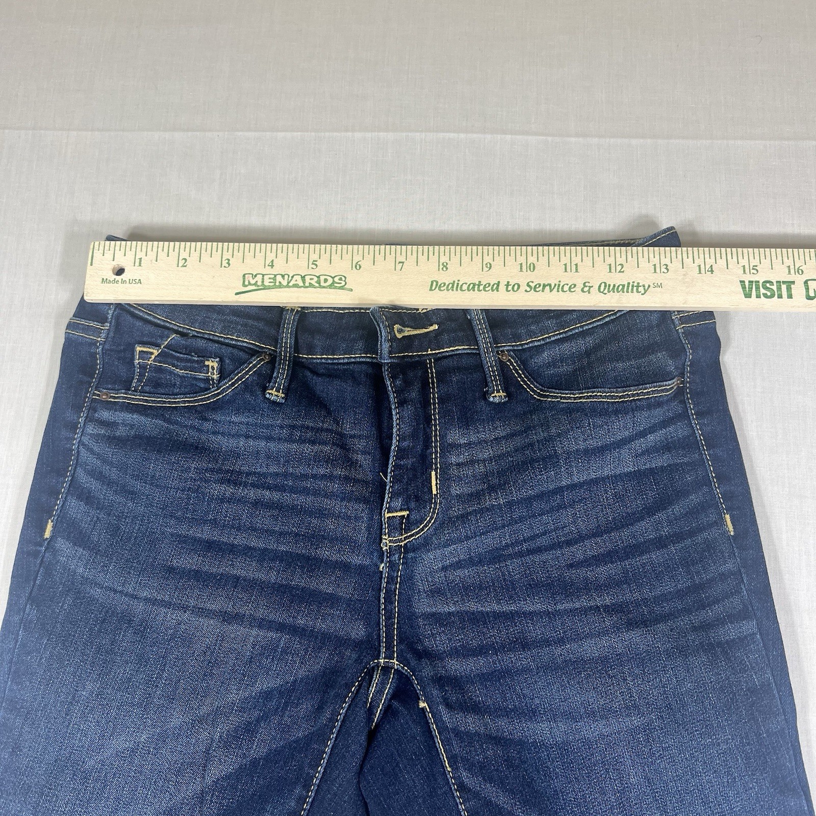 Mossimo Mid Rise Jegging Womens Size 2 26R Dark Wash Skinny Stretch Jeans