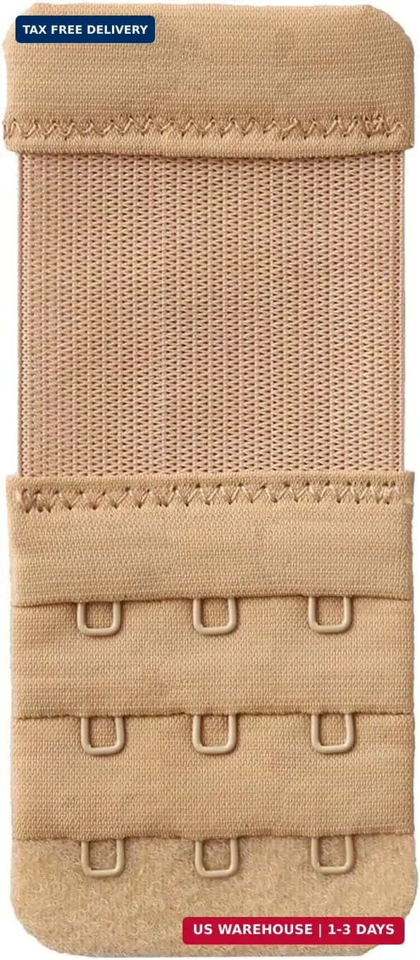 Women’s Bra Extender 3 Hook / 2 Hook Bra Extension Strap Soft and Comfortable