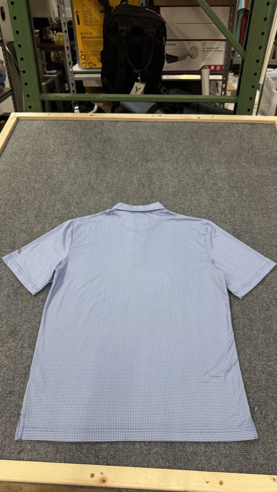 Callaway Men’s Opti-Dri Blue Golf Polo Size L Short Sleeve Lightweight