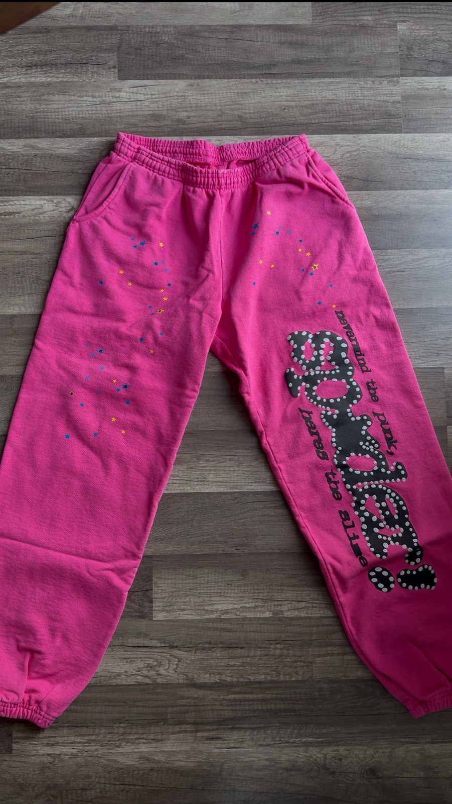 Sp5der P*nk V2 Sweat Pant Pink