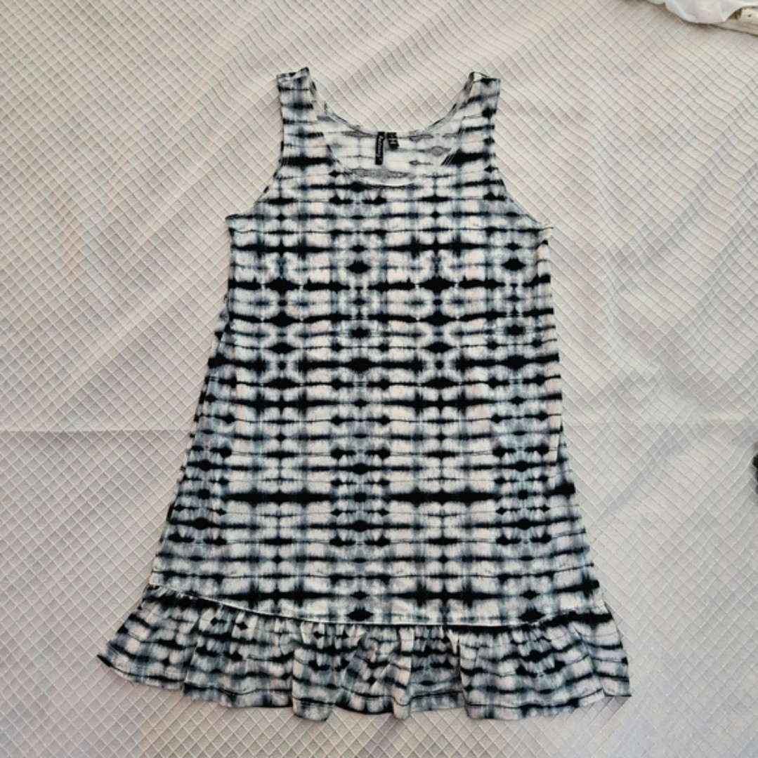 Portocruz Tie-Dyed Shift Tank Dress Beach Cover-up Women’s Size S