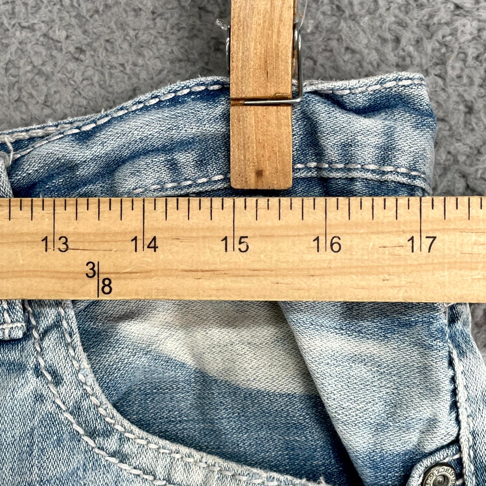 Buckle BKE Tyler Jeans Men 34×30* Light Denim Distressed Skate Grunge Streetwear