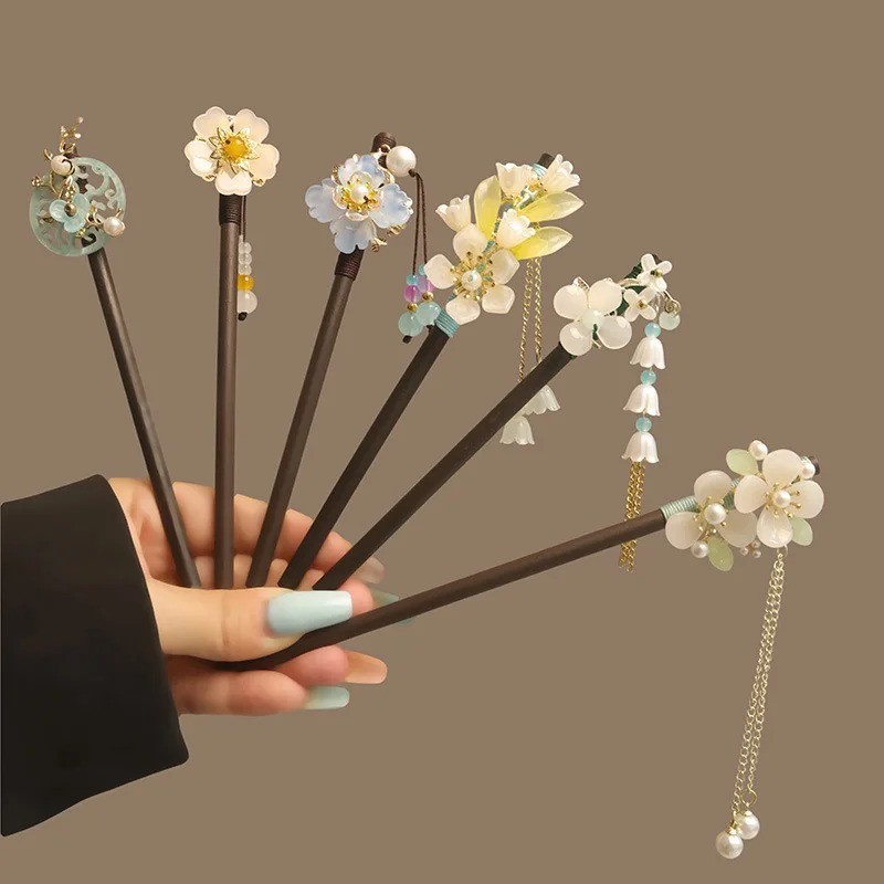 U-Shaped Hair Fork Tortoiseshell Acetate Acrylic Hairpin Fashion Hair Stick