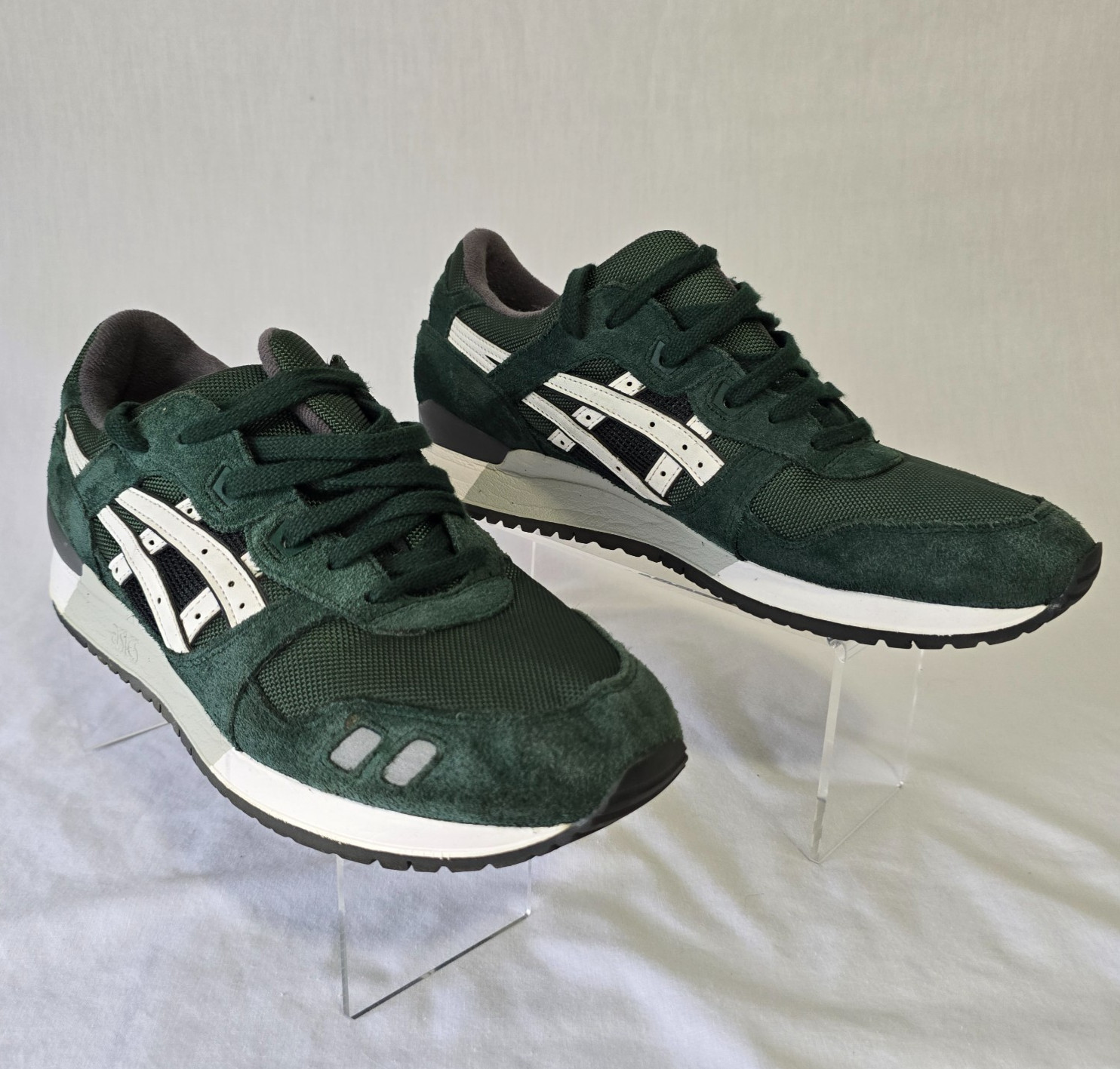 Asics Gel-Lyte III Sneakers Men’s 12 Dark Green Suede Colorway H5Z2N