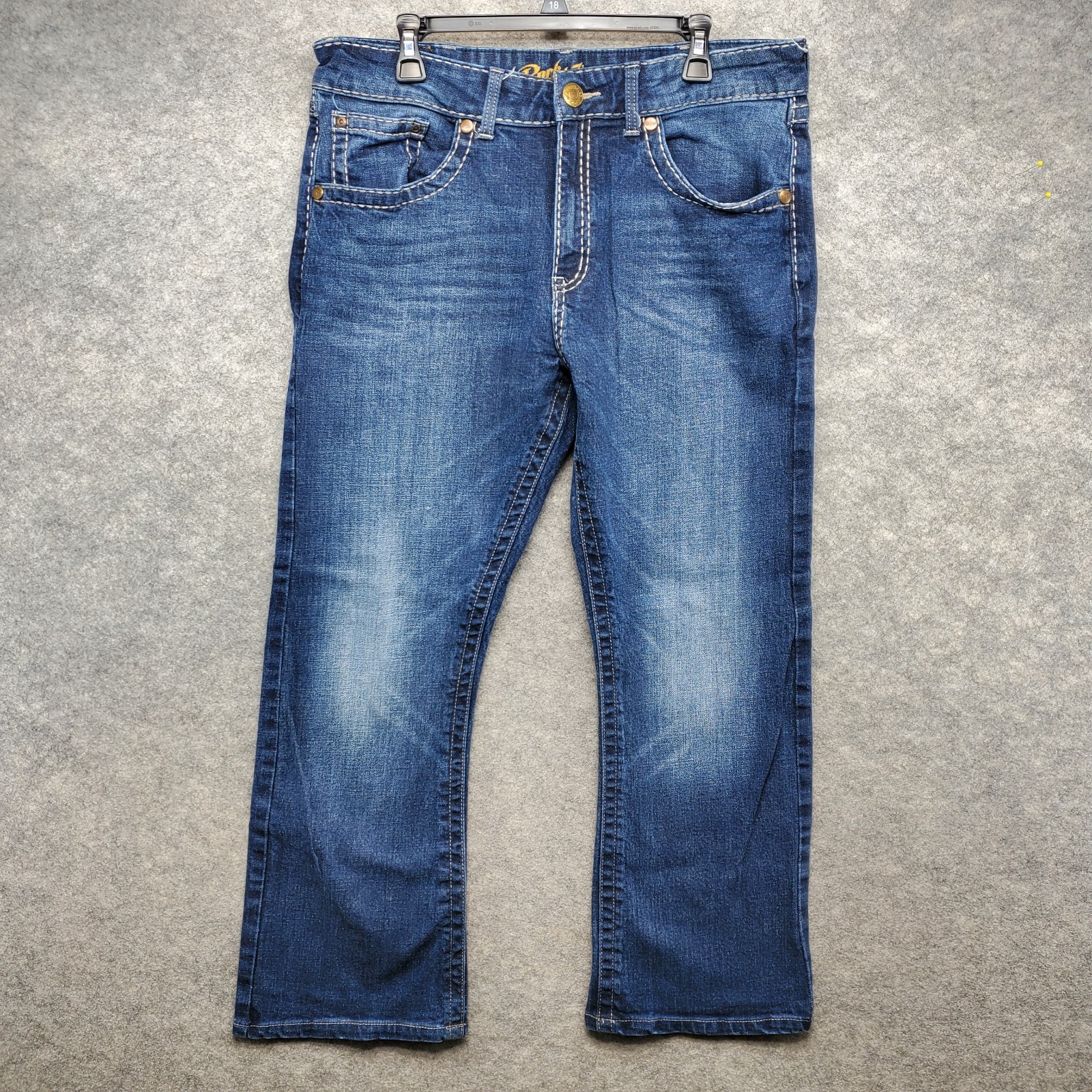 Rock 47 by Wrangler Jeans Men’s Size 36×32 Medium Blue Wash Slim Bootcut