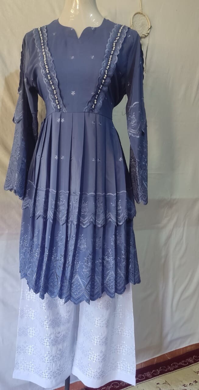 afghan TWO DAMANA clothes for women with deference colors.