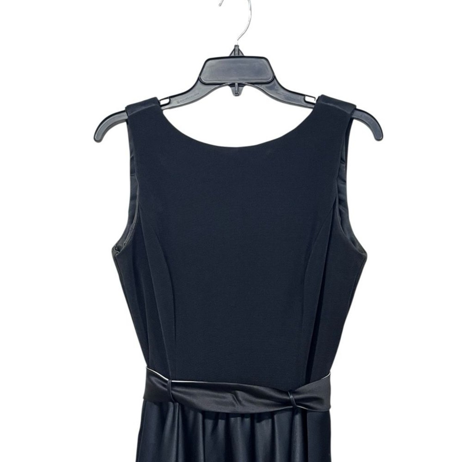 Scott McClintock | Black Low Back Sleeveless A Line Maxi Gown Dress 14