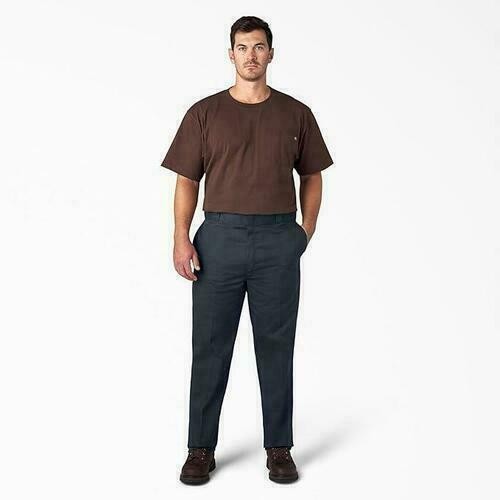 Dickies Men’s Original 874 Navy Denim Work Pants Jeans, 34W x 32