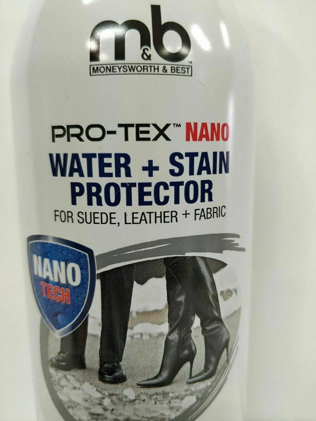 Moneysworth & Best Pro-Tex Nano Water & Stain Protector for Leather,Suede+Fabric