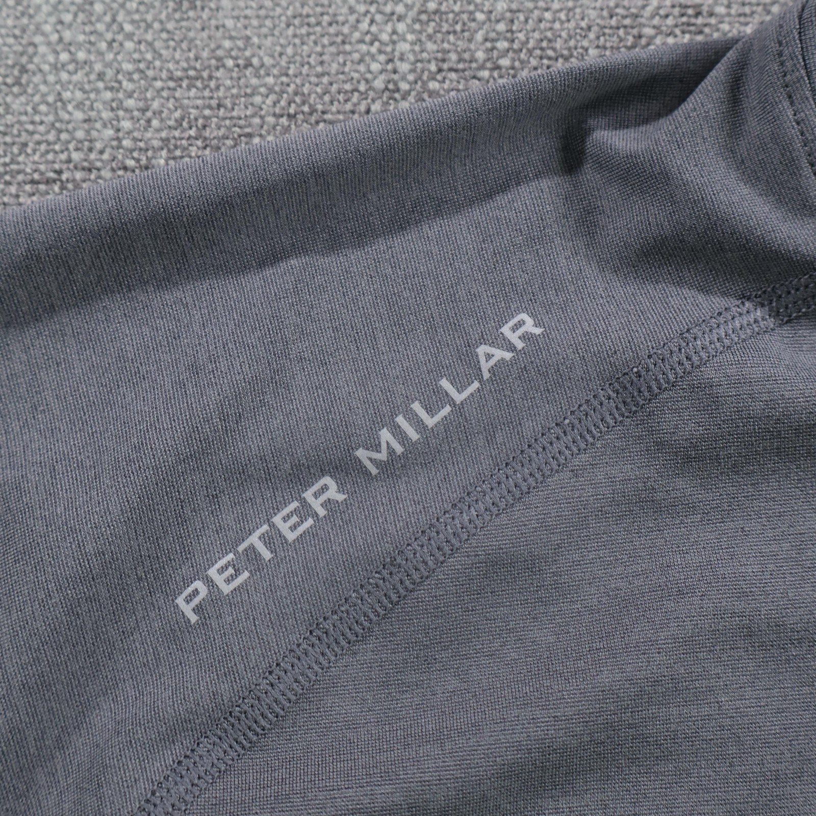 Peter Millar Shirt Mens XXXL Gray Aurora Performance Tee UPF 50 Crown Sport